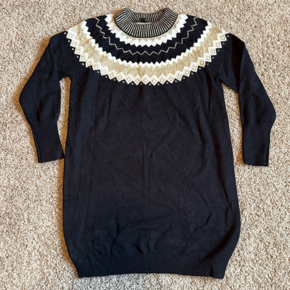 Ann Taylor Fair Isle sweater dress - Picture 2 of 6